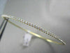 ANTIQUE NARROW 2.60CT DIAMOND 18KT YELLOW GOLD 2MM WIDE BANGLE SIMPLY BEAUTIFUL!