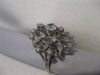 ANTIQUE 1.14CT OLD EURO MINE CUT DIAMOND 14K WHITE GOLD COCKTAIL RING F/G #18807