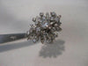 ANTIQUE 1.14CT OLD EURO MINE CUT DIAMOND 14K WHITE GOLD COCKTAIL RING F/G #18807