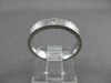 ANTIQUE 18KT WHITE GOLD FILIGREE 3D WEDDING ANNIVERSARY BAND RING 3mm #ELVINA40