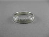 ANTIQUE 18KT WHITE GOLD FILIGREE 3D WEDDING ANNIVERSARY BAND RING 3mm #ELVINA40