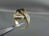 ANTIQUE LARGE 5.70CT DIAMOND & AAA EXTRA FACET SAPPHIRE 18KT YELLOW GOLD RING