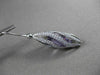 ANTIQUE LARGE 6.72CT DIAMOND AMETHYST 14K WHITE GOLD 3D SPIRAL HANGING EARRINGS