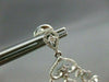 ANTIQUE LARGE 1.99CT DIAMOND 14KT W GOLD FILIGREE FLORAL DROP EARRINGS STUNNING!