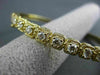ANTIQUE 1.90CT DIAMOND 18KT YELLOW GOLD CLASSIC FILIGREE BANGLE BRACELET F/G VS