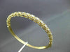 ANTIQUE 1.90CT DIAMOND 18KT YELLOW GOLD CLASSIC FILIGREE BANGLE BRACELET F/G VS