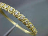 ANTIQUE 1.90CT DIAMOND 18KT YELLOW GOLD CLASSIC FILIGREE BANGLE BRACELET F/G VS