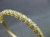 ANTIQUE 1.90CT DIAMOND 18KT YELLOW GOLD CLASSIC FILIGREE BANGLE BRACELET F/G VS