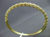 ANTIQUE 1.90CT DIAMOND 18KT YELLOW GOLD CLASSIC FILIGREE BANGLE BRACELET F/G VS