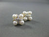 ANTIQUE DIAMOND 14KT TWO TONE GOLD AAA SOUTH SEA PEARL SQUARE EARRINGS #21919