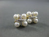 ANTIQUE DIAMOND 14KT TWO TONE GOLD AAA SOUTH SEA PEARL SQUARE EARRINGS #21919