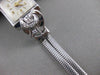 ANTIQUE OLD EURO MINE DIAMOND 14K WHITE GOLD HERNA WATCH 17 JEWEL SWISS 7" 21595