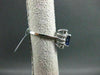ANTIQUE 1.5CT DIAMOND & AAA SAPPHIRE 14K W GOLD EMERALD CUT HALO ENGAGEMENT RING