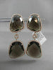 ANTIQUE LARGE 47.81CTW DIAMOND & EXTRA FACET SMOKEY TOPAZ 14KT ROSE GOLD 3D RING