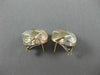 ESTATE 14KT WHITE YELLOW & ROSE GOLD SQUARE CLIP ON EARRINGS #22570