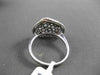 ANTIQUE LARGE .35CT DIAMOND 14K WHITE GOLD FLOATING FILIGREE HEART RING F/G VSSI
