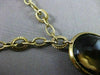 ANTIQUE LARGE 28.86CT FANCY DIAMOND & AAA SMOKY TOPAZ 14KT YELLOW GOLD NECKLACE