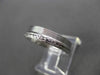 ANTIQUE WIDE 14K WHITE GOLD 3D FILIGREE ETERNITY WEDDING ANNIVERSARY RING #18941