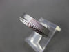 ANTIQUE WIDE 14K WHITE GOLD 3D FILIGREE ETERNITY WEDDING ANNIVERSARY RING #18941