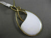 ANTIQUE LARGE 24CT DIAMOND & AGATE 18KT YELLOW GOLD FLORAL FLOATING DROP PENDANT