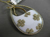ANTIQUE LARGE 24CT DIAMOND & AGATE 18KT YELLOW GOLD FLORAL FLOATING DROP PENDANT