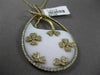 ANTIQUE LARGE 24CT DIAMOND & AGATE 18KT YELLOW GOLD FLORAL FLOATING DROP PENDANT
