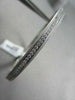 ANTIQUE MILGRAIN 2.0CT DIAMOND 14KT WHITE GOLD 5MM WIDE BANGLE ONE OF A KIND!!!!