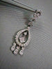 ANTIQUE 1.60CT ROUND DIAMOND 14KT W GOLD DROP HANGING EARRINGS ONE OF A KIND!!!!