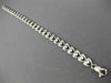 ANTIQUE WIDE 1.21CT DIAMOND 14KT WHITE GOLD HEART ETOILE TENNIS BRACELET #2500