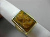 ANTIQUE LARGE BROWN CARNELIAN 14KT YELLOW GOLD 3D RECTANGULAR ROMAN SOLDIER RING