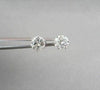 ANTIQUE 14KT GOLD 1.61CT 7MM ROUND 6 PRONG DIAMOND STUD EARRINGS F-G VS/SI