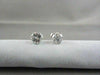 ANTIQUE 14KT GOLD 1.61CT 7MM ROUND 6 PRONG DIAMOND STUD EARRINGS F-G VS/SI