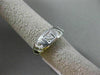 ANTIQUE .10CT OLD MINE DIAMOND 14KT WHITE GOLD FILIGREE 3 STONE ENGAGEMENT RING