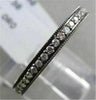 ANTIQUE DIAMOND 14KT BLACK & YELLOW GOLD WEDDING ANNIVERSARY RING SIMPLY AMAZING