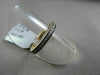 ANTIQUE DIAMOND 14KT BLACK & YELLOW GOLD WEDDING ANNIVERSARY RING SIMPLY AMAZING