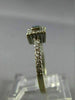 ESTATE .29CT WHITE BLUE DIAMOND 18K WHITE GOLD 3D SQUARE FRIENDSHIP PROMISE RING