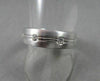 6mm HAND CRAFTED .30CT F VVS DIAMOND 14KT WHITE GOLD RING BAND AMAZING!!!!!!!!!!