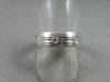 6mm HAND CRAFTED .30CT F VVS DIAMOND 14KT WHITE GOLD RING BAND AMAZING!!!!!!!!!!