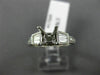 0.76CT ROUND & BAGUETTE DIAMOND 14K 2 TONE GOLD SEMI MOUNT ENGAGEMENT RING #1560