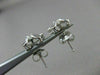 ANTIQUE .14CT DIAMOND BUTTERFLY 14KT WHITE GOLD EARRINGS SIMPLY AMAZING!! #21312