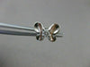 ANTIQUE .14CT DIAMOND BUTTERFLY 14KT WHITE GOLD EARRINGS SIMPLY AMAZING!! #21312