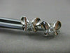 ANTIQUE .14CT DIAMOND BUTTERFLY 14KT WHITE GOLD EARRINGS SIMPLY AMAZING!! #21312