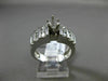 ESTATE WIDE DIAMOND .60CT DIAMOND 14KT WHITE GOLD 3D SEMI MOUNT ENGAGEMENT RING