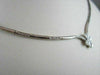 ANTIQUE 1.10CT 18K DIAMOND FLOWER DIAMOND BY THE YARD WHITE GOLD NECKLACE F VVS