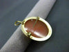 ANTIQUE LARGE 18KT YELLOW GOLD FILIGREE LADY SHELL CAMEO PENDANT & BROOCH #19491