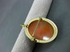 ANTIQUE LARGE 18KT YELLOW GOLD FILIGREE LADY SHELL CAMEO PENDANT & BROOCH #19491