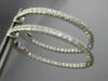 ESTATE .72CT DIAMOND 14K WHITE GOLD OVAL DOUBLE SIDED FILIGREE HOOP EARRINGS