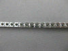 ANTIQUE 3.40CT DIAMOND 14K WHITE GOLD MODERN RECTANGLE BRACELET 7" F/G VVS #1495