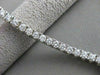 ANTIQUE 3.40CT DIAMOND 14K WHITE GOLD MODERN RECTANGLE BRACELET 7" F/G VVS #1495