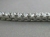 ANTIQUE 3.40CT DIAMOND 14K WHITE GOLD MODERN RECTANGLE BRACELET 7" F/G VVS #1495